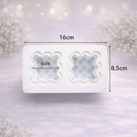 Silikonski kalup - bubble 3D